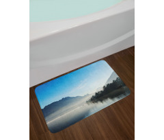 Lake Annecy France Sky Bath Mat