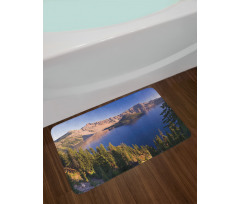 Crater Lake Volcano Bath Mat