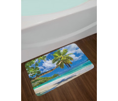 Seascape Nautical Ocean Bath Mat