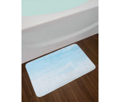 Soft Pastel Sky Clouds Bath Mat