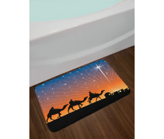 Star of Bethlehem Camel Wise Bath Mat