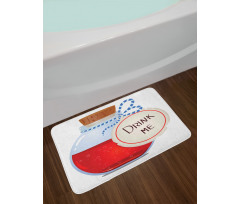 Drink Me Potion in Bottle Bath Mat