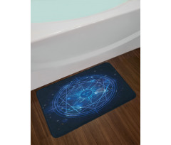 Alchemy Magic Circle Sun Face Bath Mat