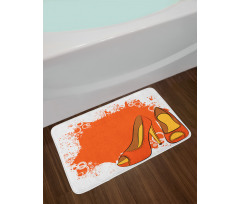 Pair of Dashing Shoes Bath Mat