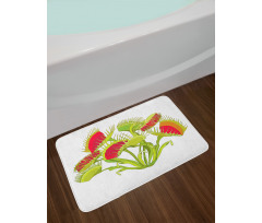 Bouquet of Venus Flytrap Bath Mat