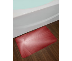 Ombre Effect Twirling Rays Bath Mat