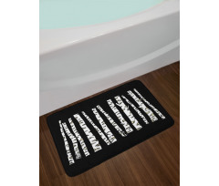 Woodland Illustrations Bath Mat