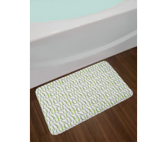 Green Peas Doodle Fresh Bath Mat