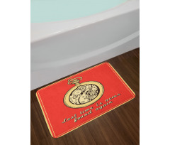 Saying About Time Vintage Bath Mat