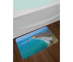 Los Frailes Beach Panoramic Bath Mat