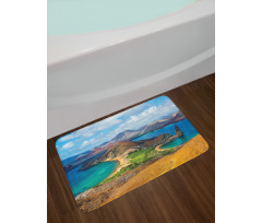 Galapagos Volcanic Scenery Bath Mat