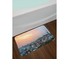 Guayaquil City at Sunset Bath Mat