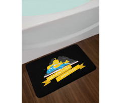 Adventure Awaits Book Bath Mat