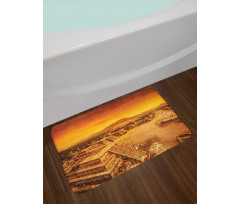 Dead Ruins of Aztec Mayan Bath Mat