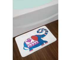 Elephant Nose Doodle Bath Mat