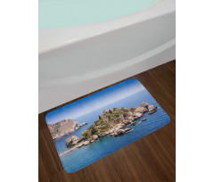 Taormina Beach Rocky Island Bath Mat