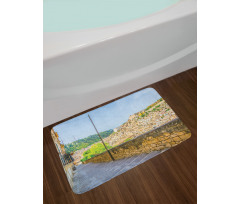 Stairway in Modica Bath Mat