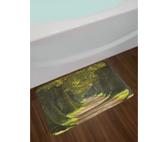 Alley with Oak Trees Bath Mat