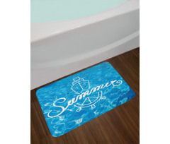 Summer Rippling Water Bath Mat