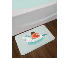 Young Girl Unicorn Bath Mat