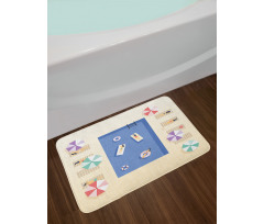 Top Poolside Sunbathing Bath Mat