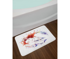 Beauty Sleeping Girl Bath Mat