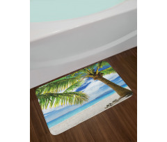 Sandy Beach Sunny Bath Mat