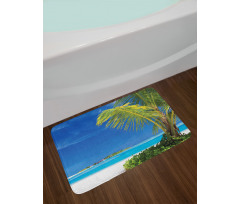 Caribbean Relaxing Tropic Bath Mat