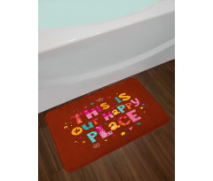 This is Our Happy Place Bath Mat