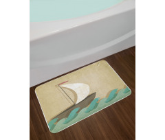 Seagulls Boating Marine Bath Mat