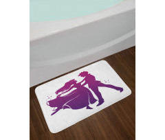 Prince and Princess Dance Bath Mat