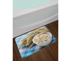 Bowl Full of Oats Photo Bath Mat