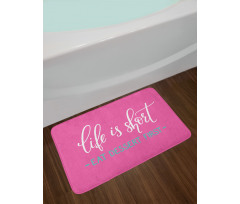 Style Eat Dessert First Bath Mat