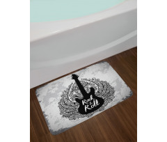 Retro Electric Guitar Bath Mat