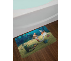 Mermaid Turtle Ocean Bath Mat