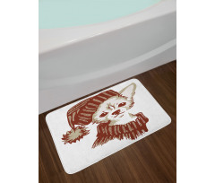 Puppy Hat and Pullover Bath Mat