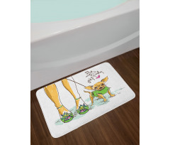 My Pet Lettering Bath Mat