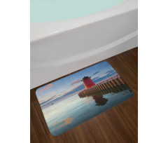 Calm Milwaukee Lighthouse Bath Mat