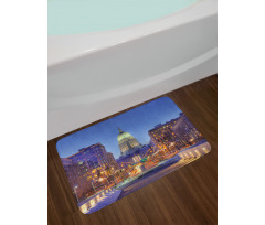 Landmark Building Winter Bath Mat