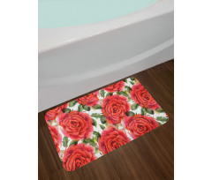 Floral Nostalgic Inspirations Bath Mat