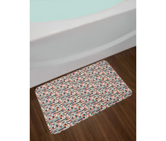 Square and Bisected Bath Mat