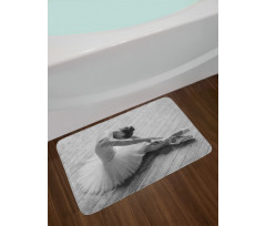 Young Dancer in Studio Bath Mat