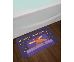 Typography with Moose Bath Mat