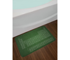 Periodic Table Bath Mat