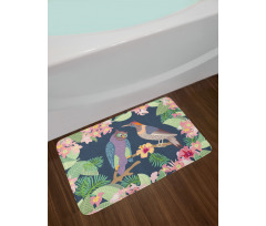 Exotic Birds Owl Avian Bath Mat