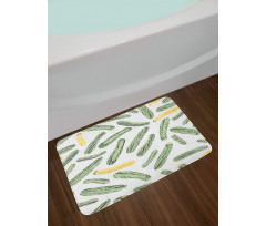 Organic Vegan Design Bath Mat