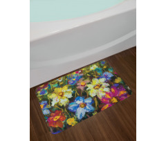 Flower Field Painting Bath Mat