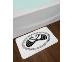 Girded Neck Creatures Bath Mat