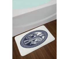 Mystic Yin Yang Bath Mat