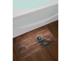 Navigator Tool on Wooden Bath Mat